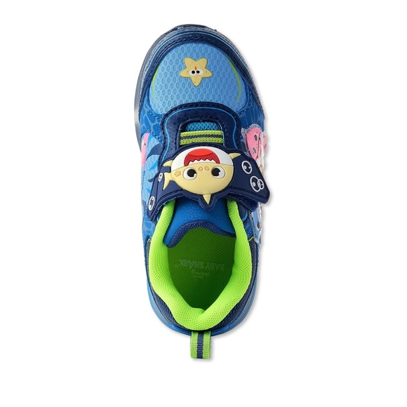 Baby Shark Toddler Light Up Tennis Shoes Sneaker Boys Girls size 9 NWT - Picture 4 of 6